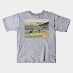 Simple Impressionism Oil on Canvas Kids T-Shirt